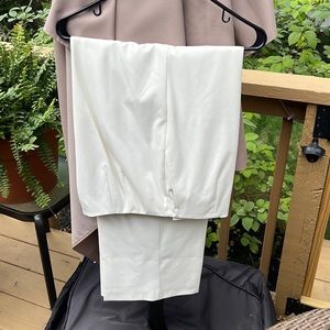 Talbots Winter White trousers